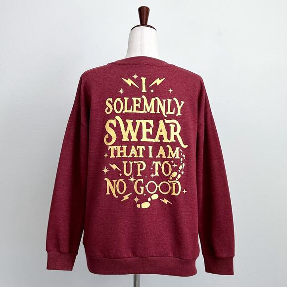 Harry Potter Gryffindor Marauders Map Crewneck Sweatshirt - Picture 1 of 6
